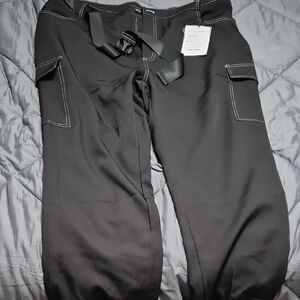 Women's Black Cargo Pants